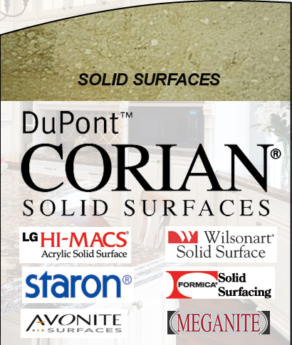 premium solid surfaces counters